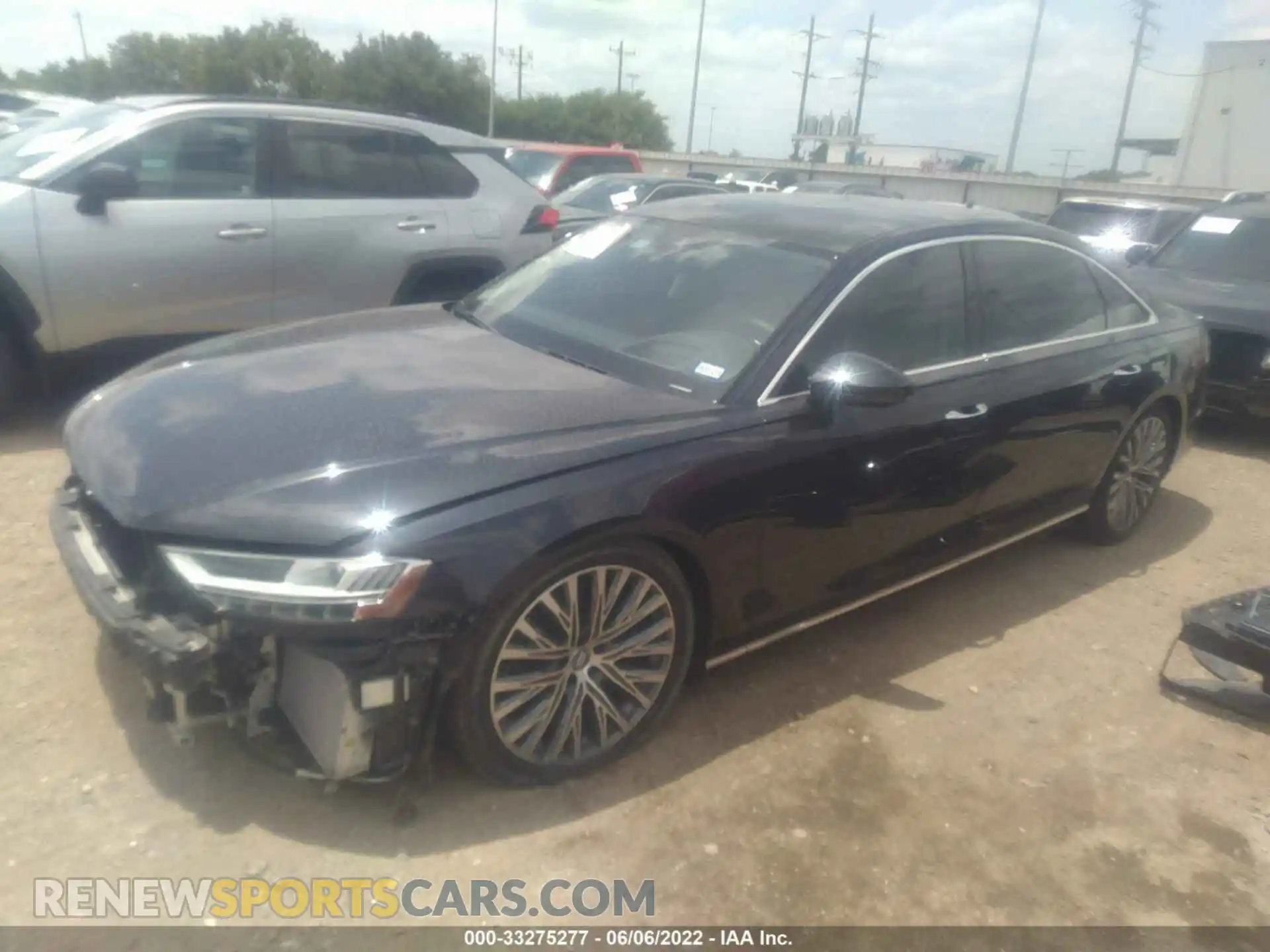 2 Photograph of a damaged car WAU8DAF85KN002081 AUDI A8 2019