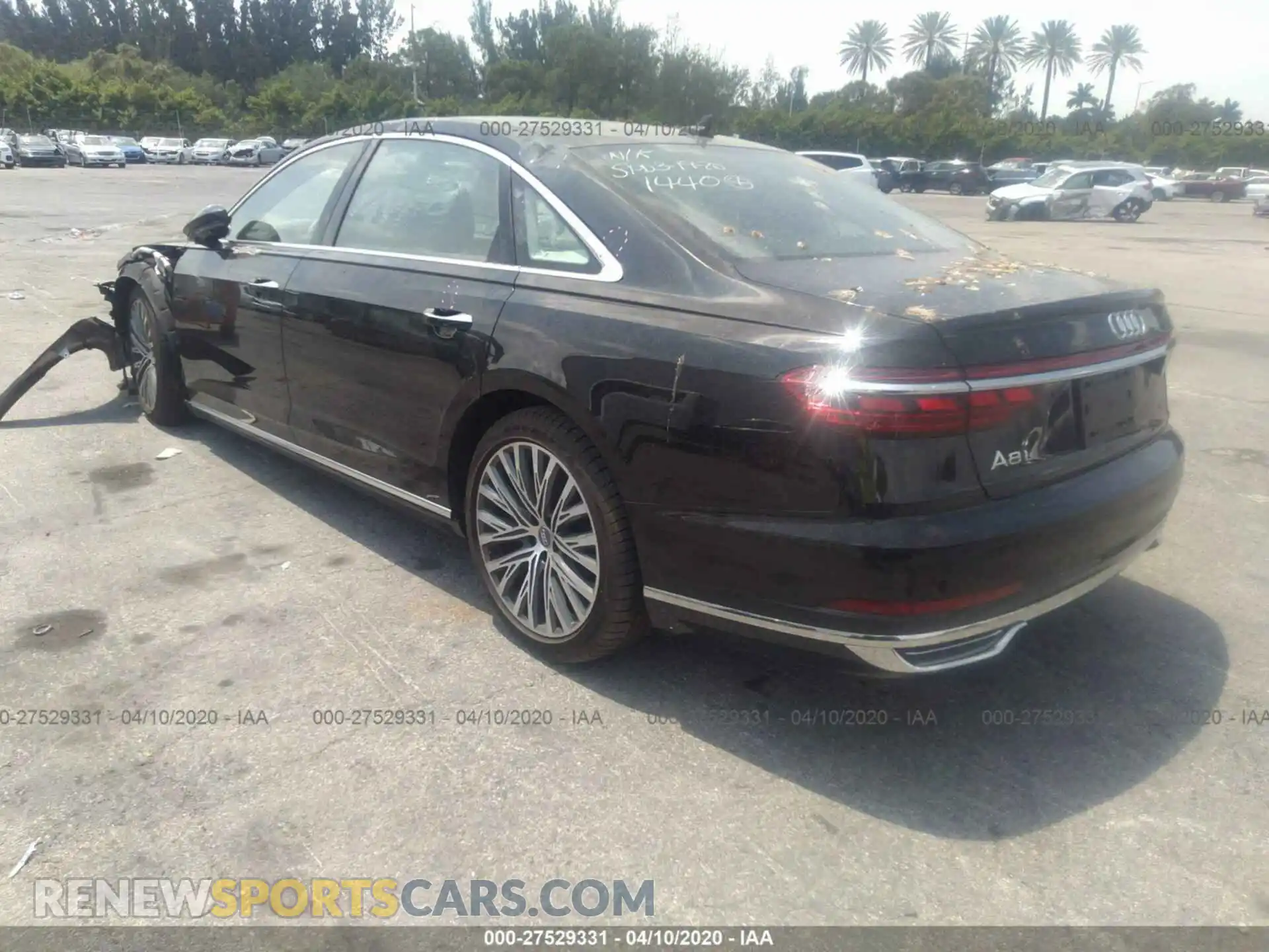 3 Photograph of a damaged car WAU8DAF88KN011440 AUDI A8 2019