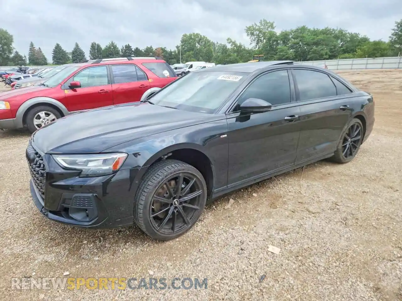 1 Photograph of a damaged car WAULDAF88NN009122 AUDI A8 2022