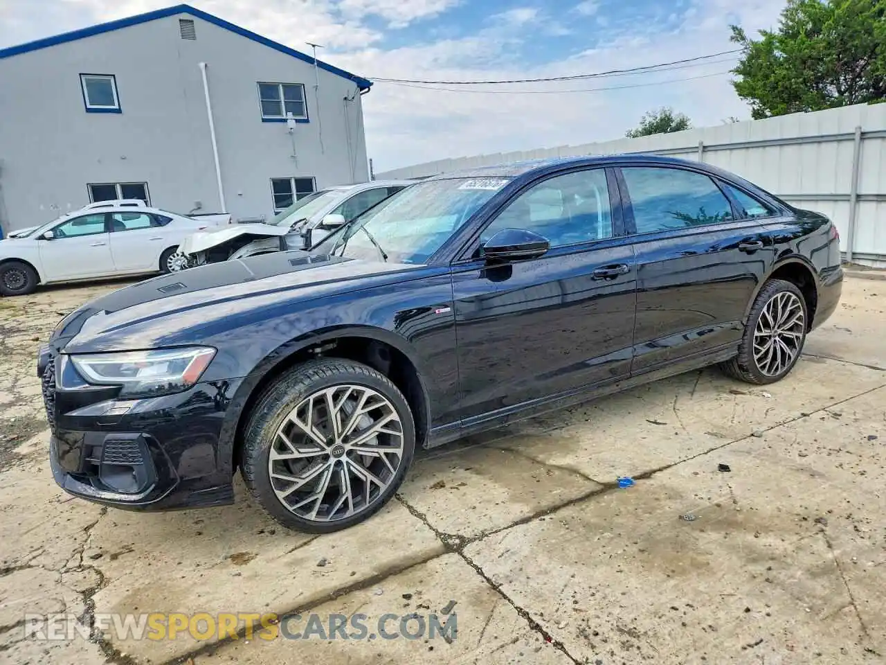 1 Photograph of a damaged car WAULDAF80PN012471 AUDI A8 2023