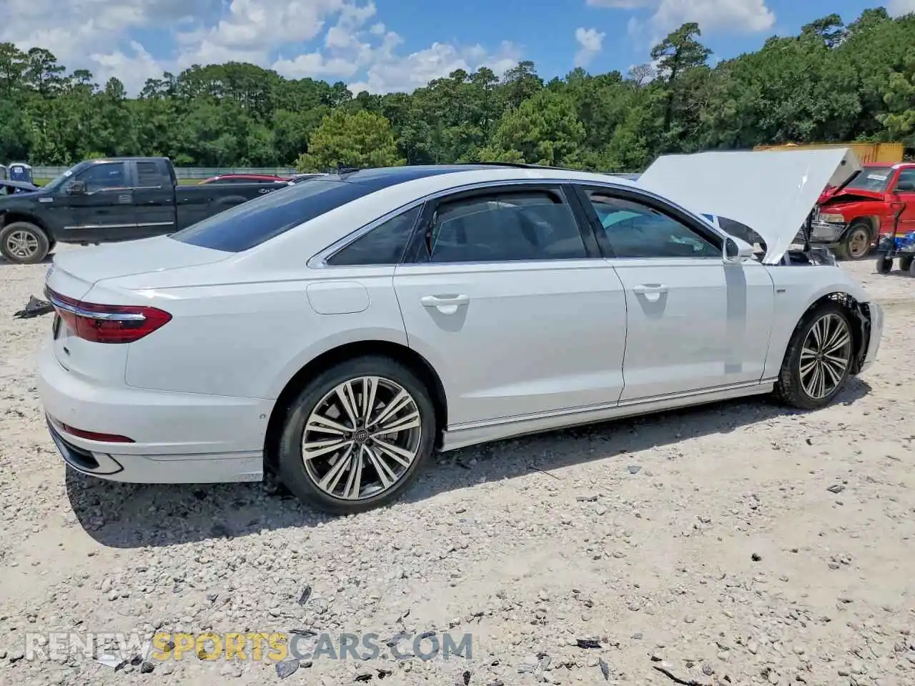 3 Photograph of a damaged car WAULDAF83PN015218 AUDI A8 2023