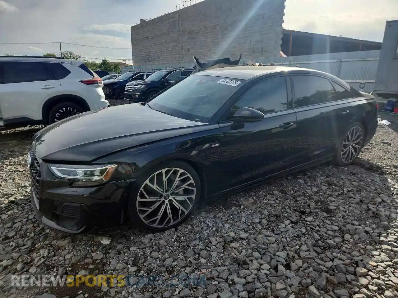 1 fotografías del automóvil dañado WAULDAF83PN015879 AUDI A8 2023