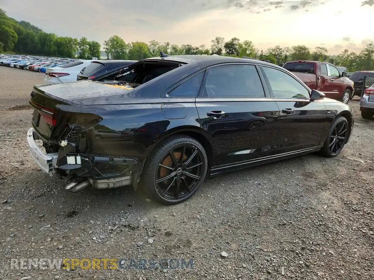 3 Photograph of a damaged car WAULDAF87PN001113 AUDI A8 2023