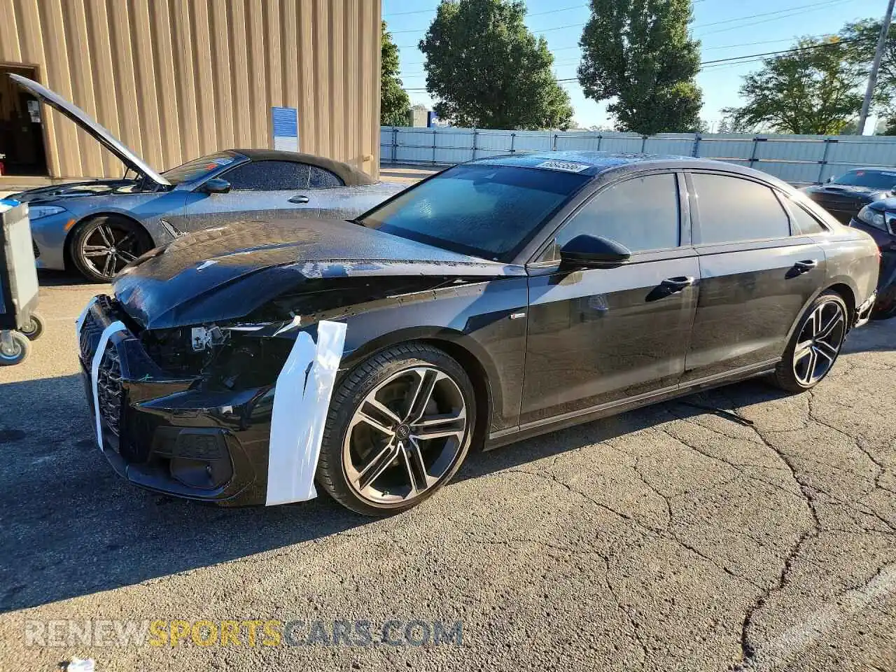 1 Photograph of a damaged car WAULDAF88SN012405 AUDI A8 2025