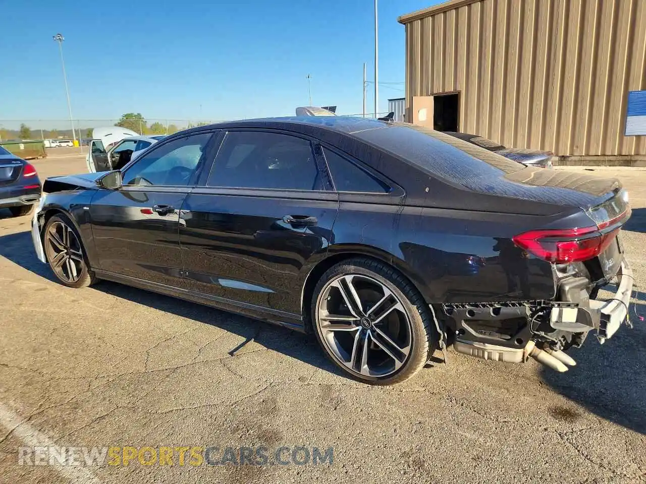 2 Photograph of a damaged car WAULDAF88SN012405 AUDI A8 2025