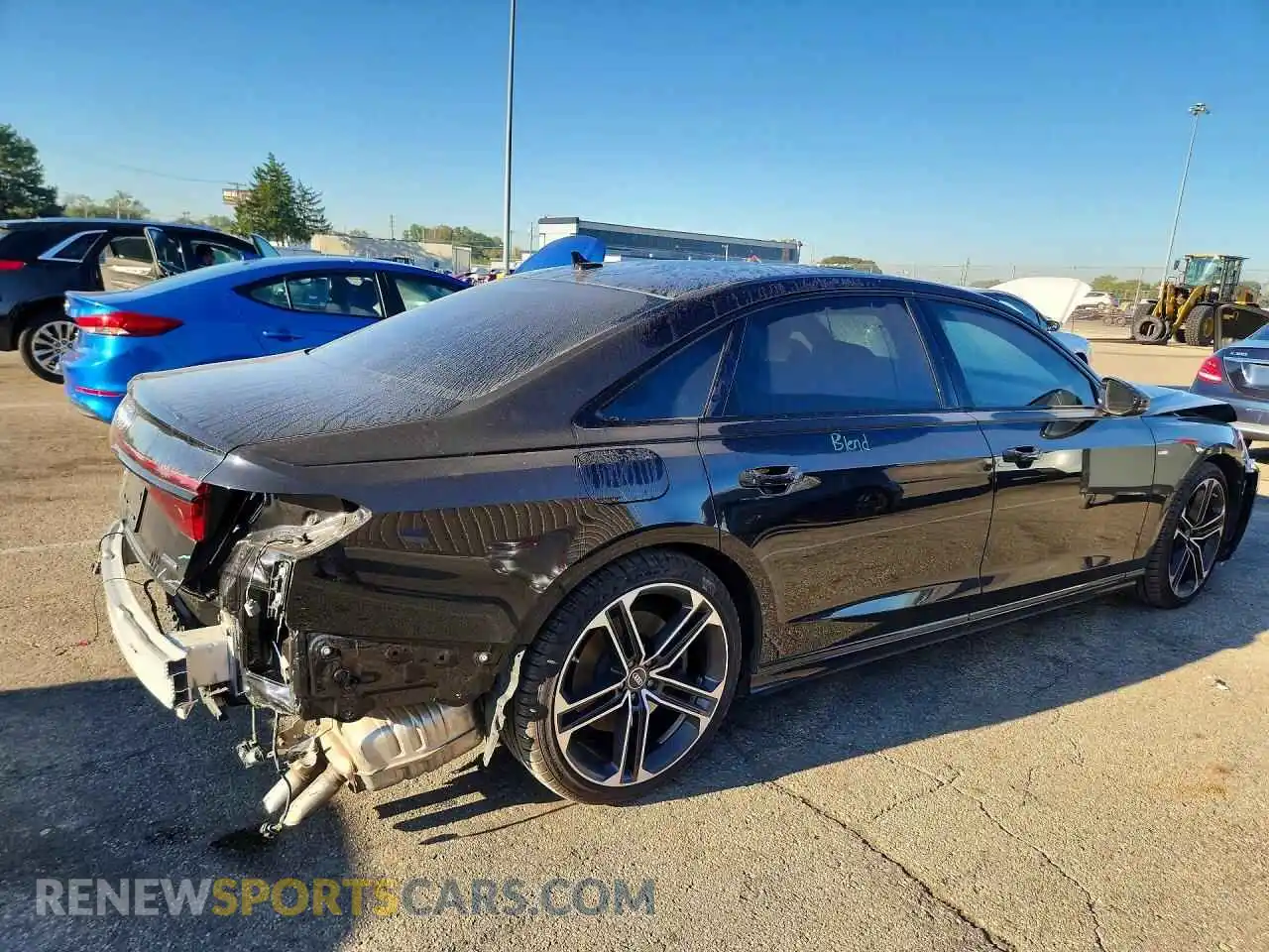 3 Photograph of a damaged car WAULDAF88SN012405 AUDI A8 2025