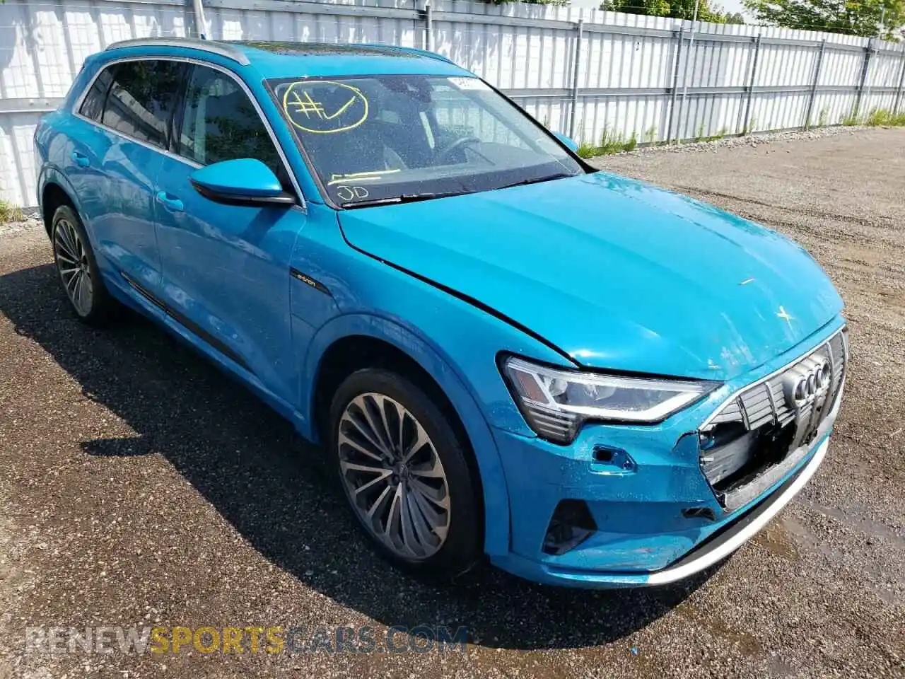 1 Photograph of a damaged car WA1AAAGE9KB013498 AUDI E-TRON 2019
