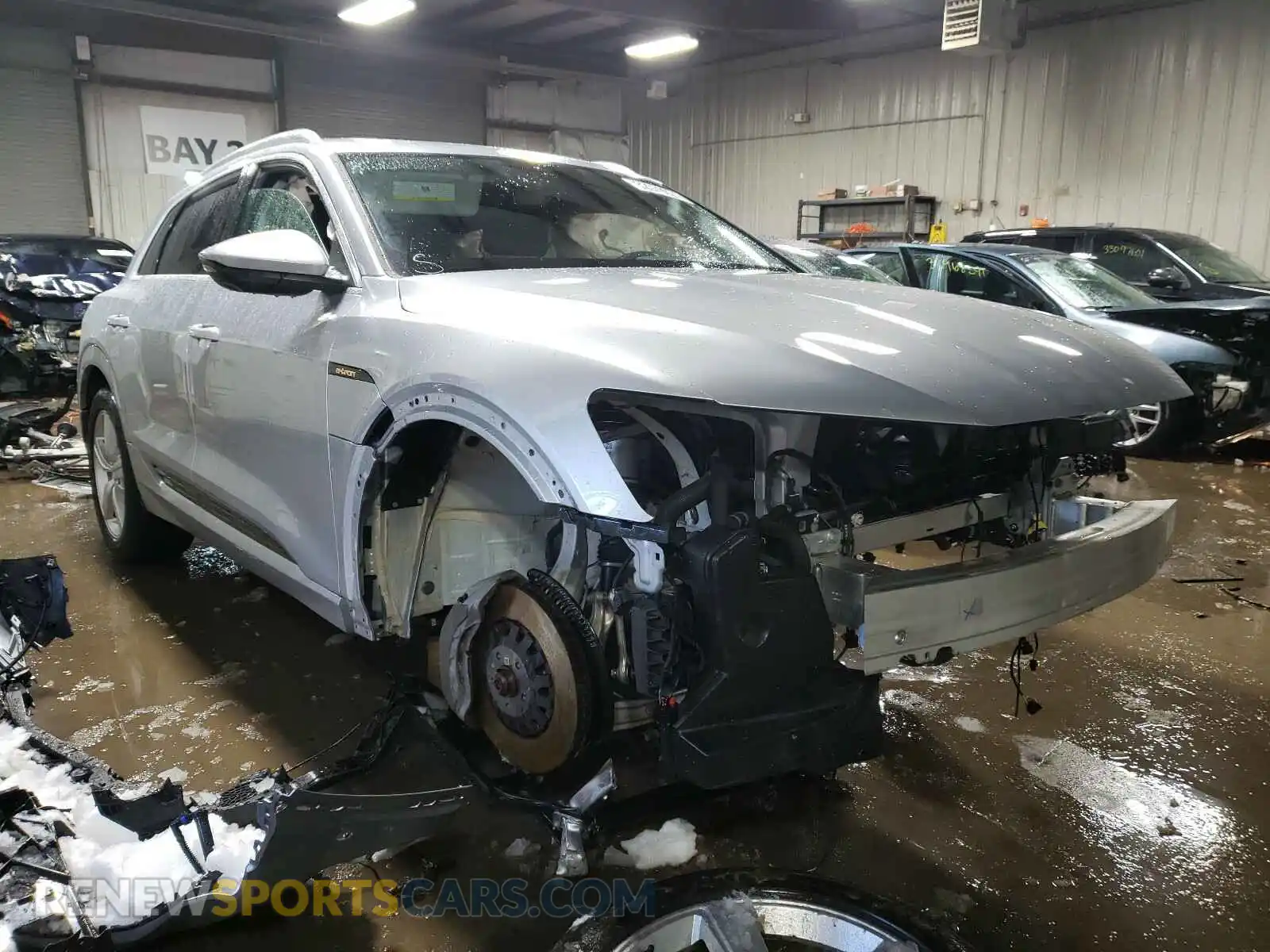 1 Photograph of a damaged car WA1LAAGE0KB022308 AUDI E-TRON 2019