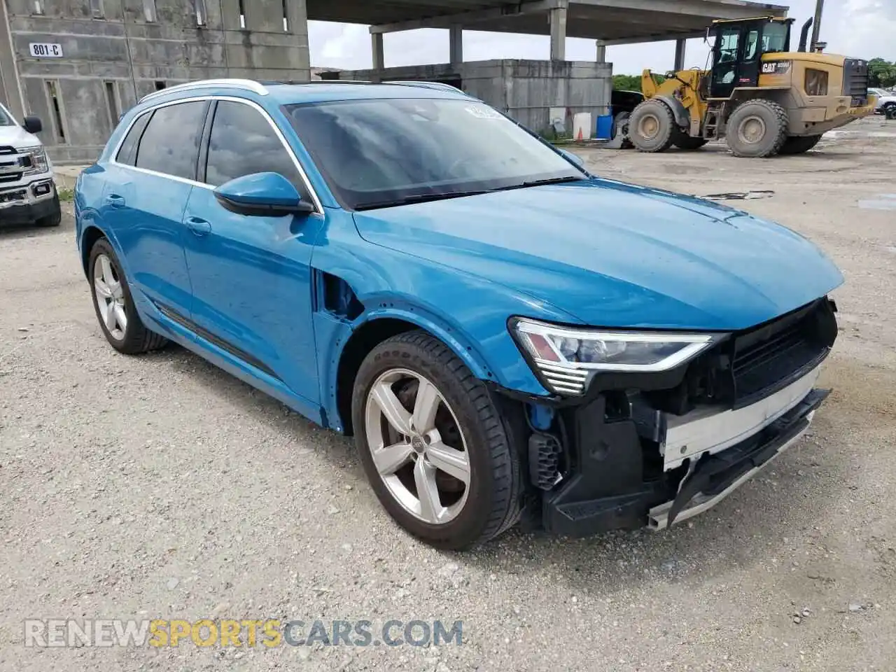 1 fotografías del automóvil dañado WA1LAAGE2KB022018 AUDI E-TRON 2019