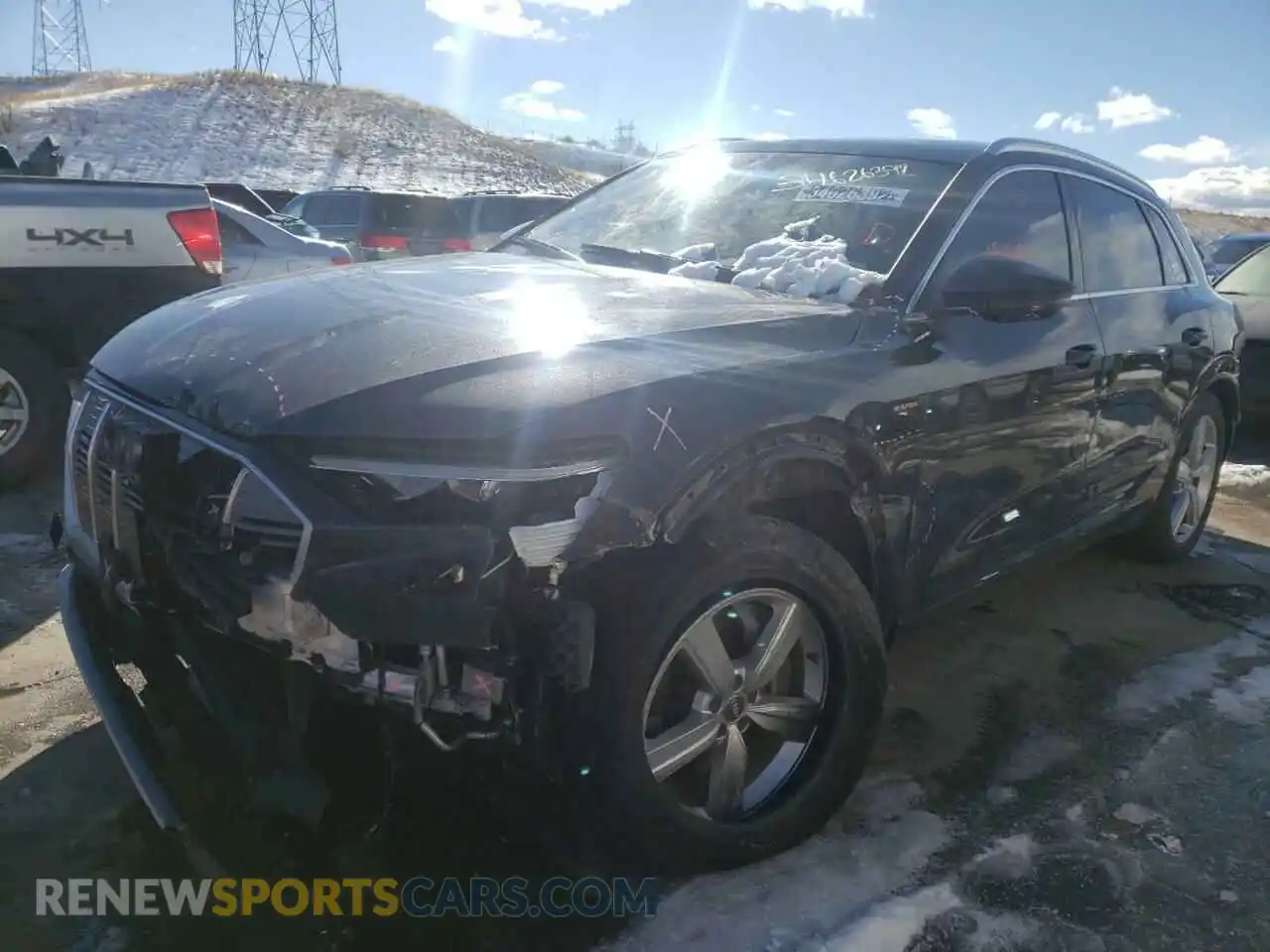 2 Photograph of a damaged car WA1LAAGE2KB024139 AUDI E-TRON 2019