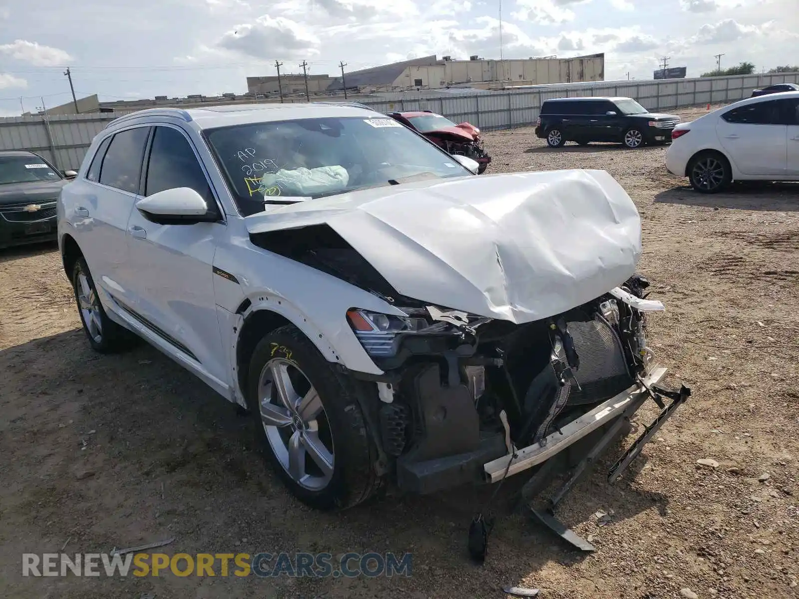 1 Photograph of a damaged car WA1LAAGE7KB011659 AUDI E-TRON 2019