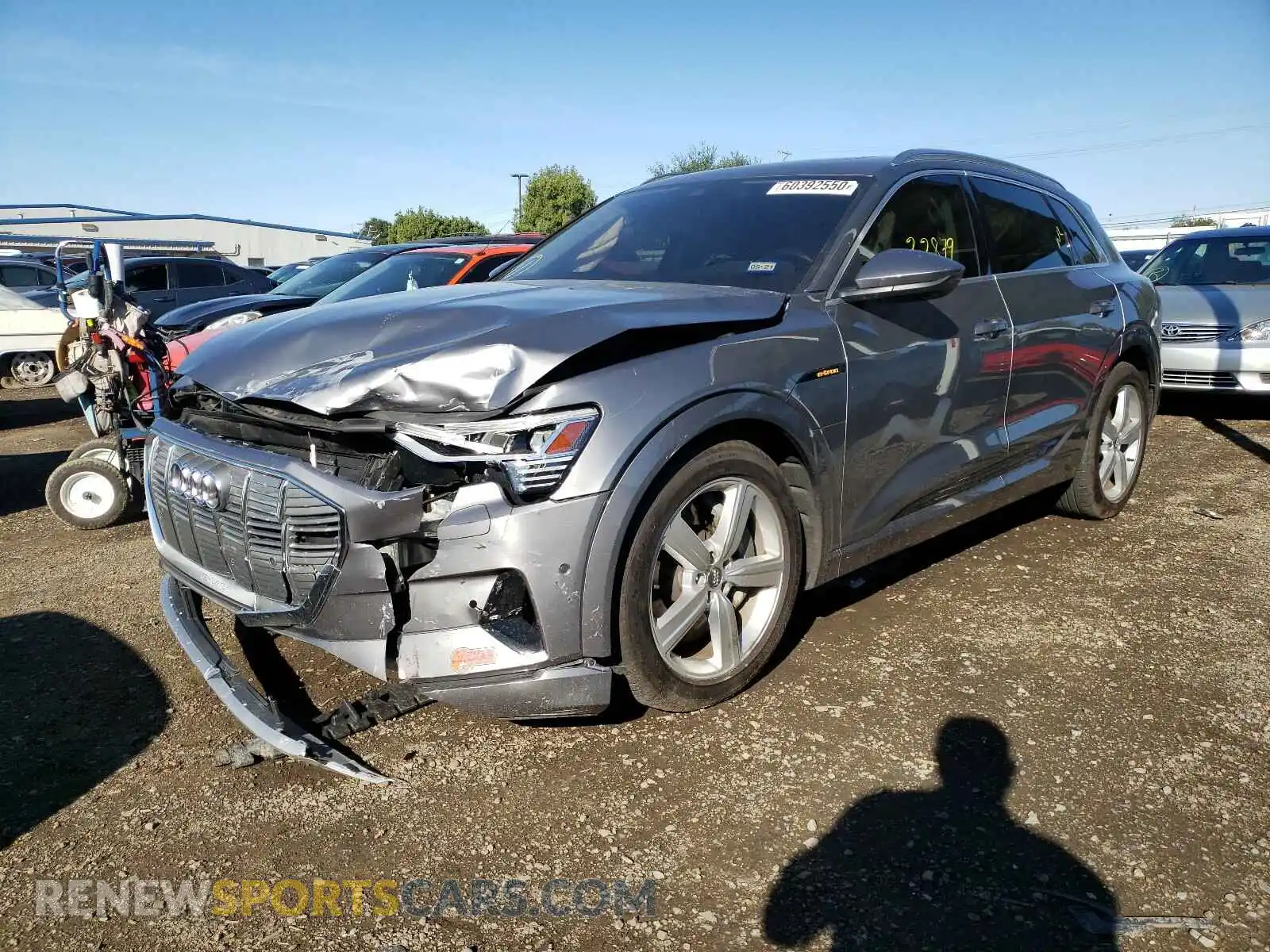 2 Photograph of a damaged car WA1LAAGEXKB007816 AUDI E-TRON 2019