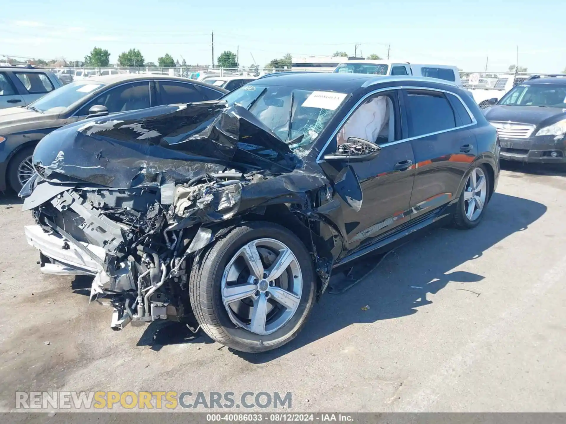 2 Photograph of a damaged car WA1LABGE0KB021763 AUDI E-TRON 2019