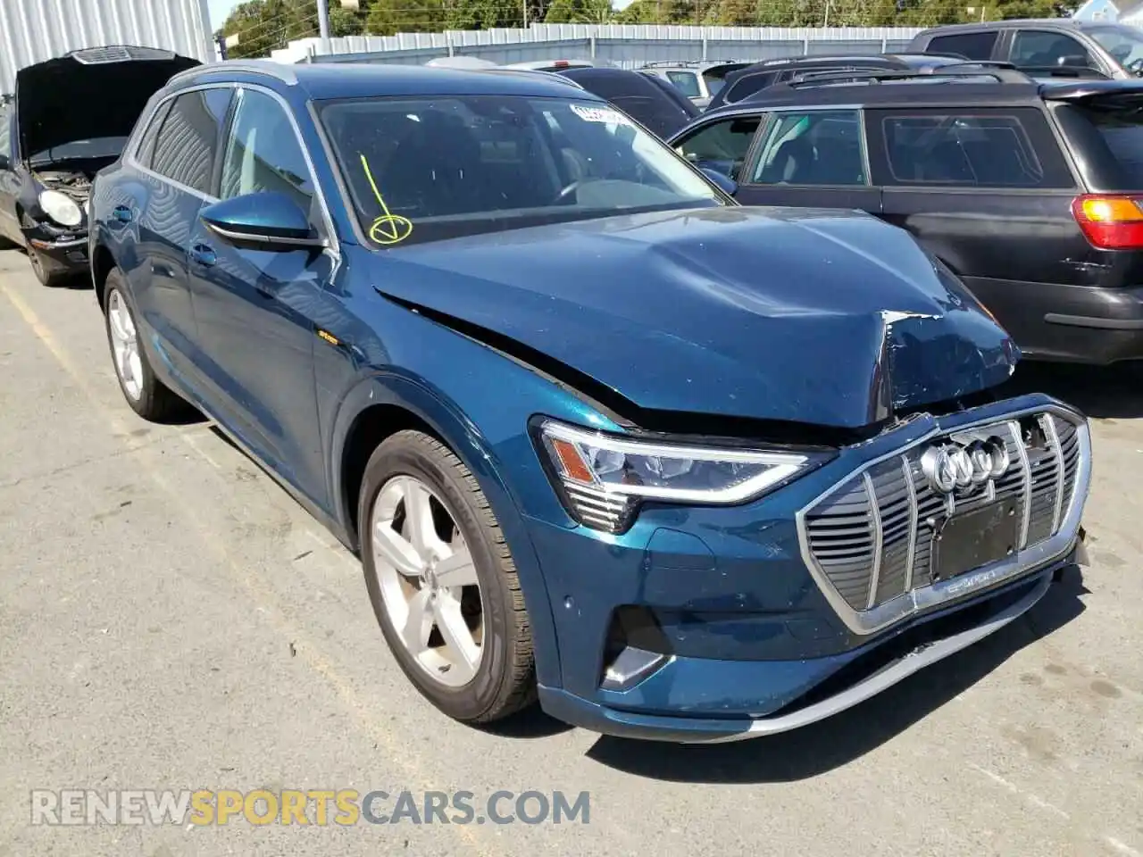 1 fotografías del automóvil dañado WA1LABGE2KB012000 AUDI E-TRON 2019