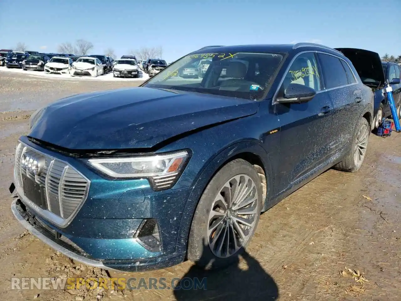 2 Photograph of a damaged car WA1VAAGE1KB007695 AUDI E-TRON 2019