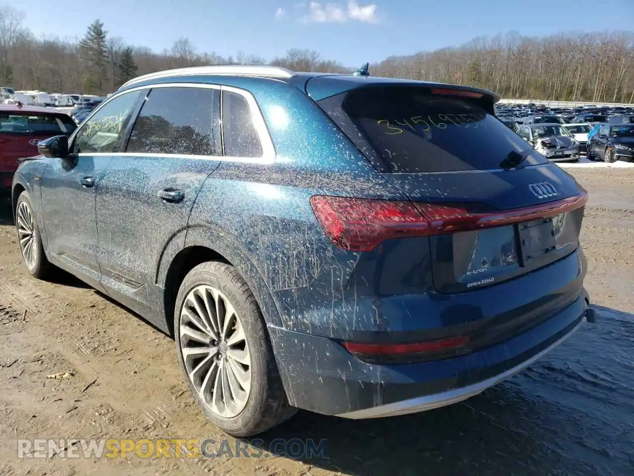 3 Photograph of a damaged car WA1VAAGE1KB007695 AUDI E-TRON 2019