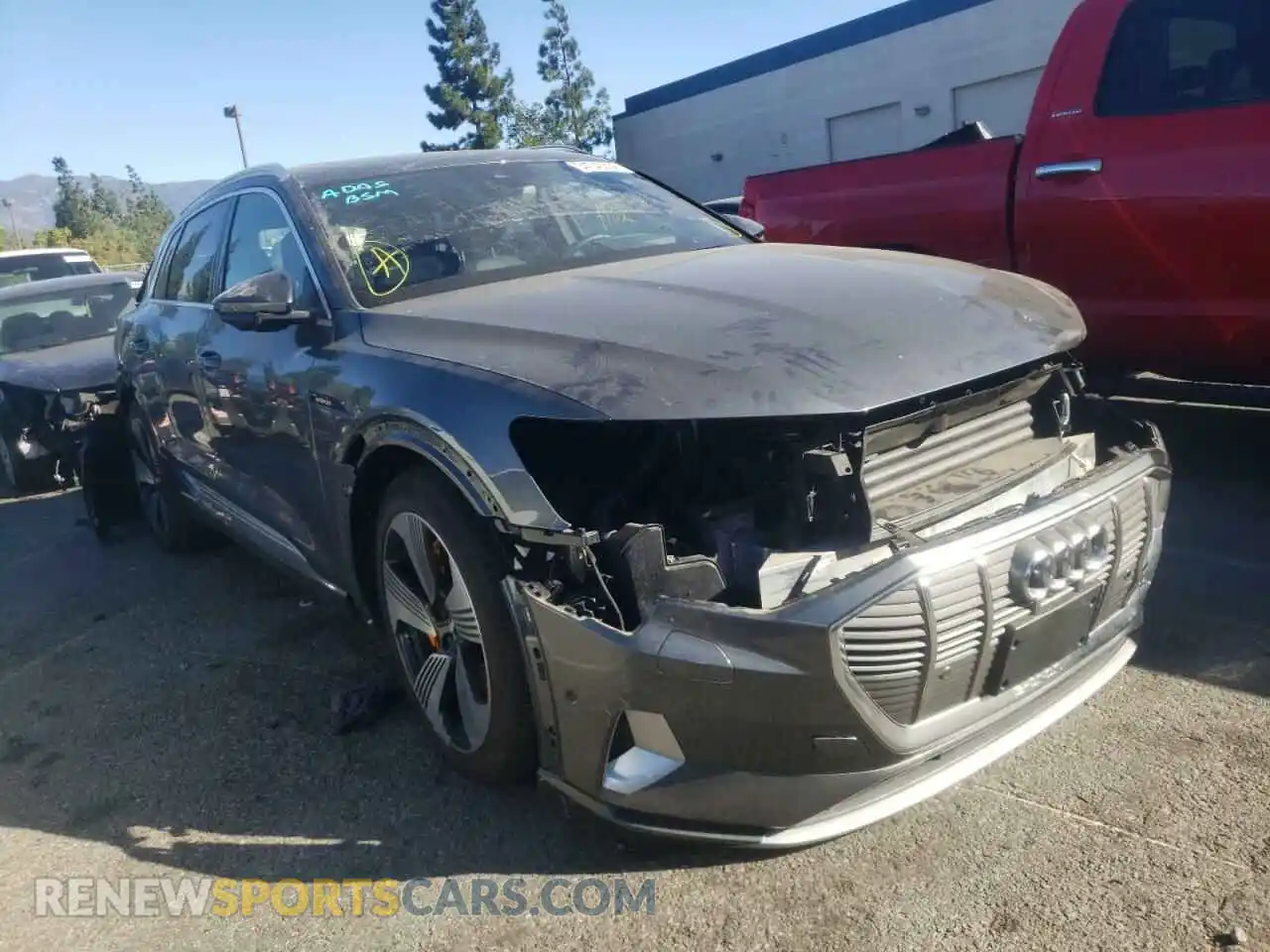 1 Photograph of a damaged car WA1VAAGE3KB006712 AUDI E-TRON 2019