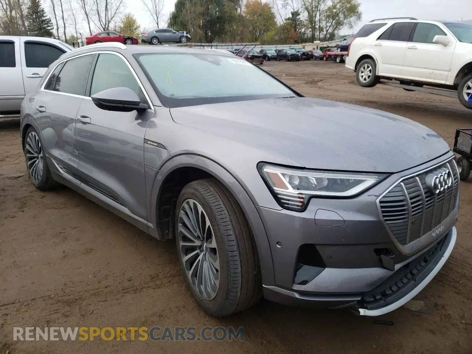 1 Photograph of a damaged car WA1VAAGE6KB006476 AUDI E-TRON 2019