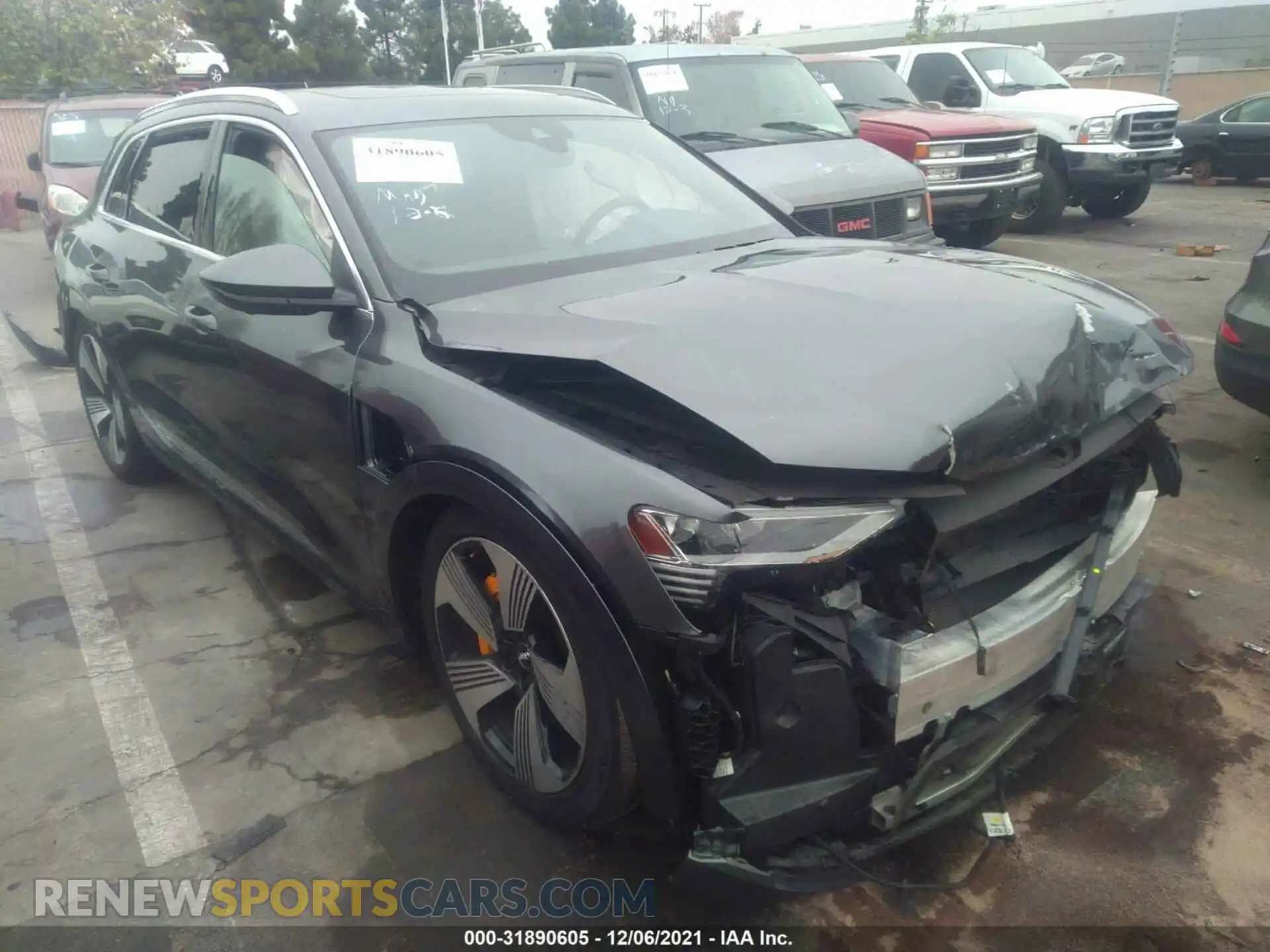1 Photograph of a damaged car WA1VAAGE6KB006929 AUDI E-TRON 2019