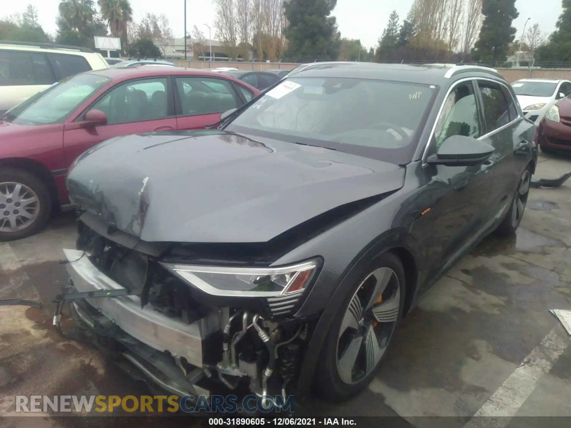 2 Photograph of a damaged car WA1VAAGE6KB006929 AUDI E-TRON 2019