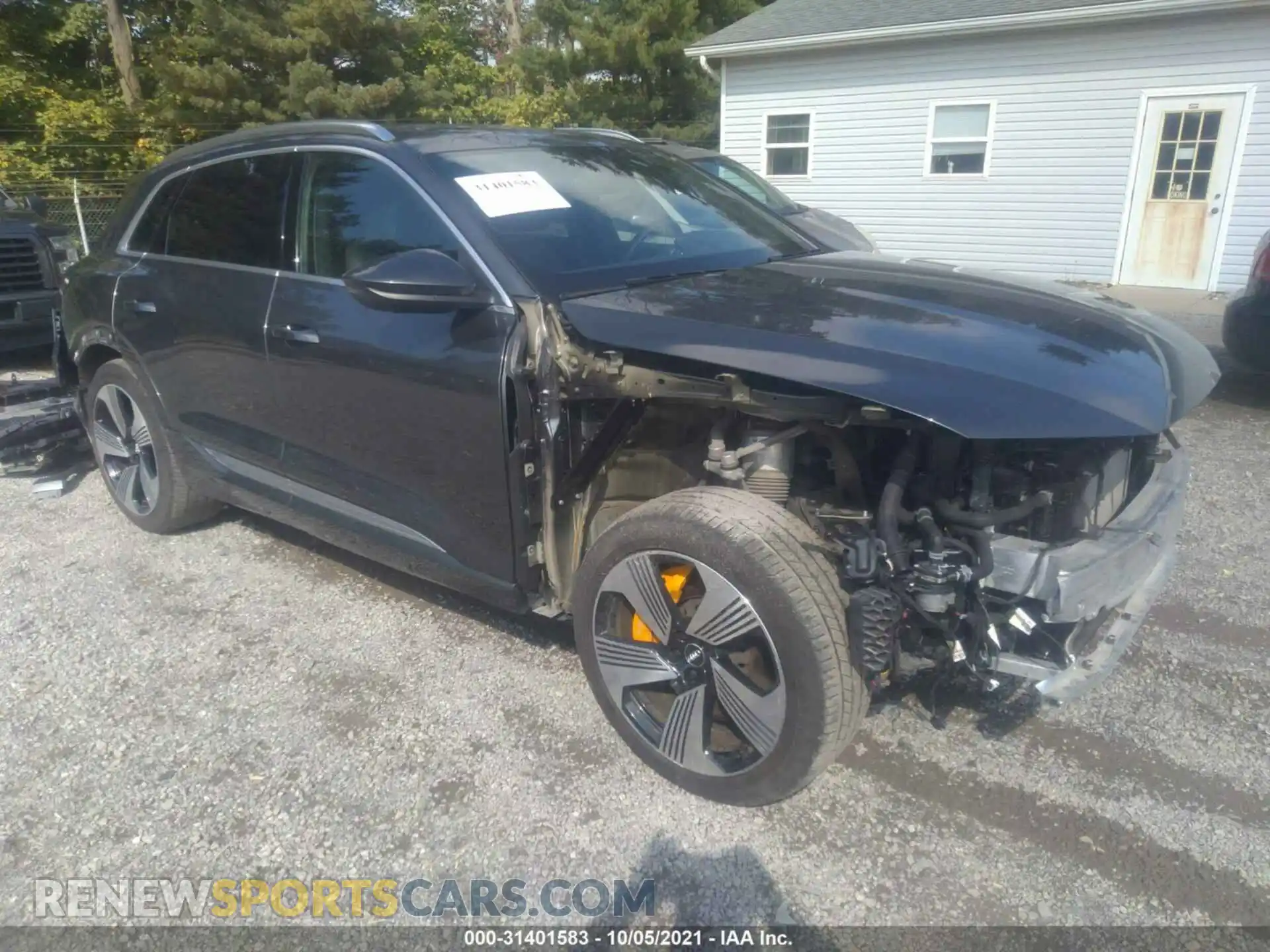 1 Photograph of a damaged car WA1VAAGE6KB007465 AUDI E-TRON 2019
