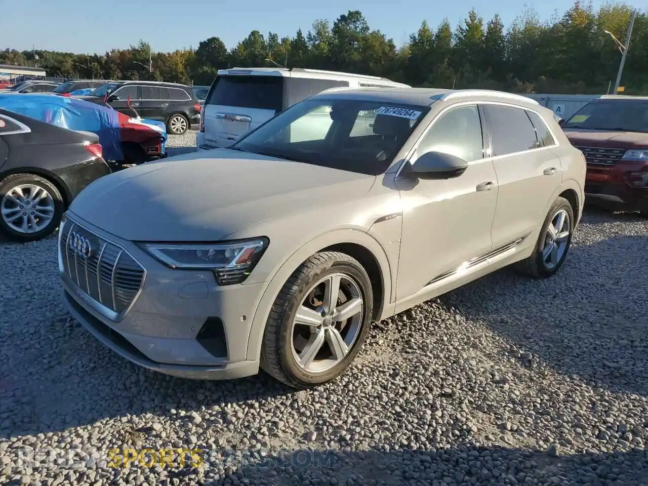 1 Photograph of a damaged car WA1VAAGE6KB009040 AUDI E-TRON 2019
