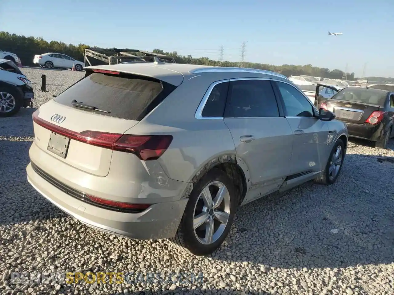 3 Photograph of a damaged car WA1VAAGE6KB009040 AUDI E-TRON 2019