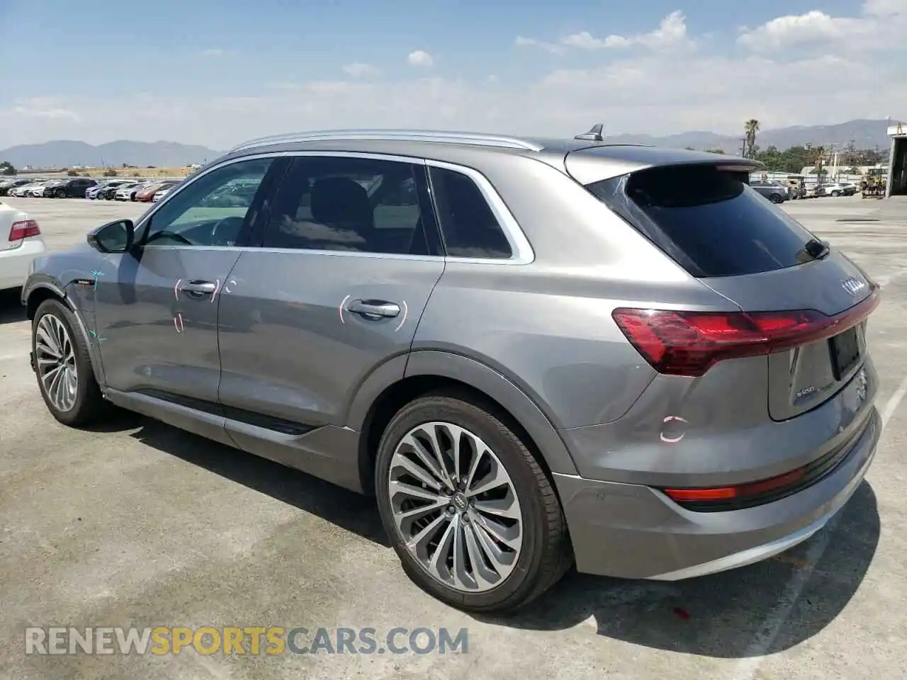 2 Photograph of a damaged car WA1VAAGE7KB019785 AUDI E-TRON 2019