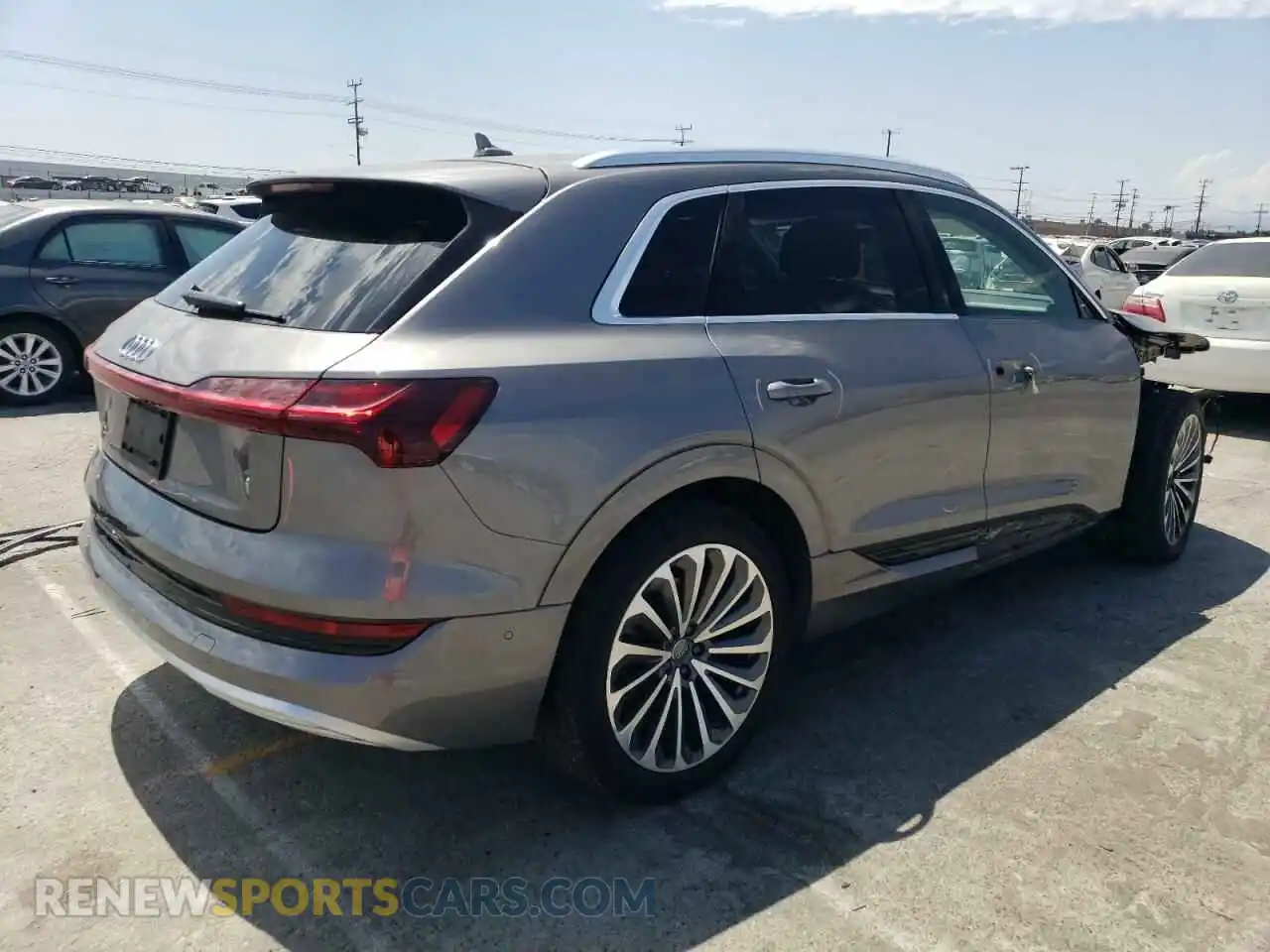 3 Photograph of a damaged car WA1VAAGE7KB019785 AUDI E-TRON 2019