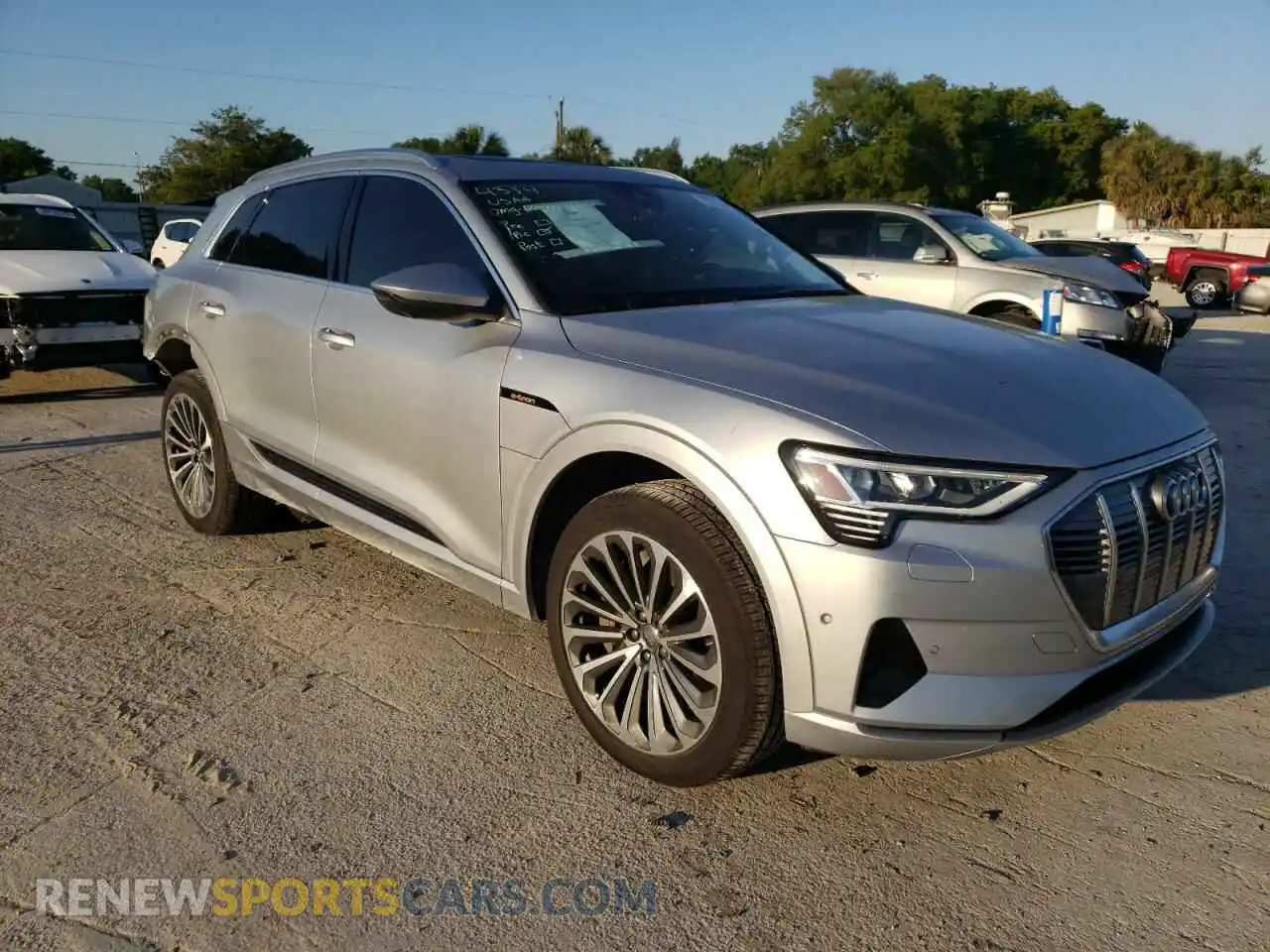 1 Photograph of a damaged car WA1VAAGE7KB023593 AUDI E-TRON 2019