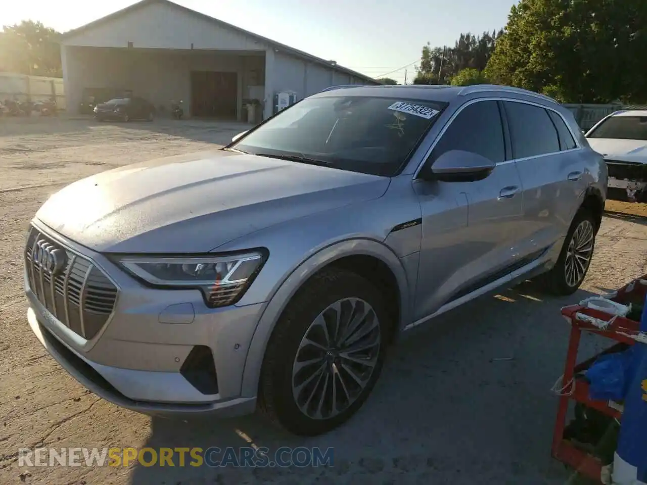 2 Photograph of a damaged car WA1VAAGE7KB023593 AUDI E-TRON 2019