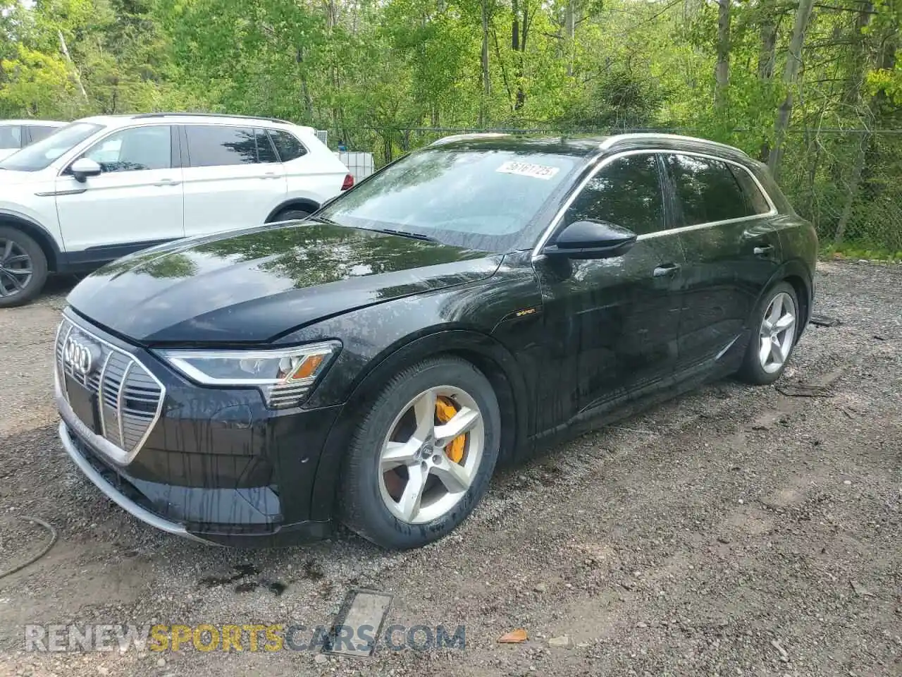 1 Photograph of a damaged car WA1VAAGE8KB008858 AUDI E-TRON 2019