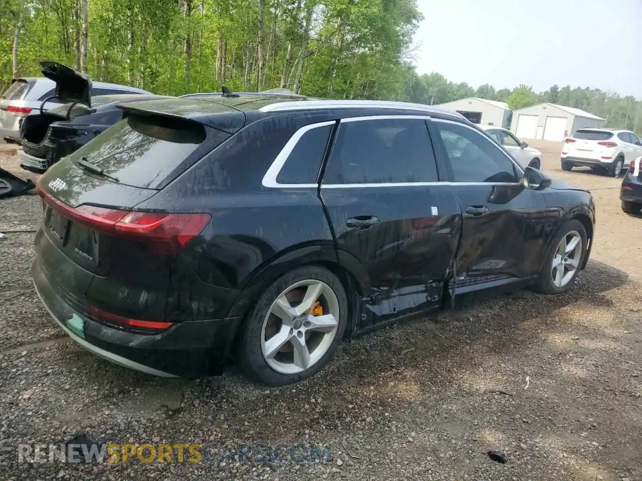 3 Photograph of a damaged car WA1VAAGE8KB008858 AUDI E-TRON 2019