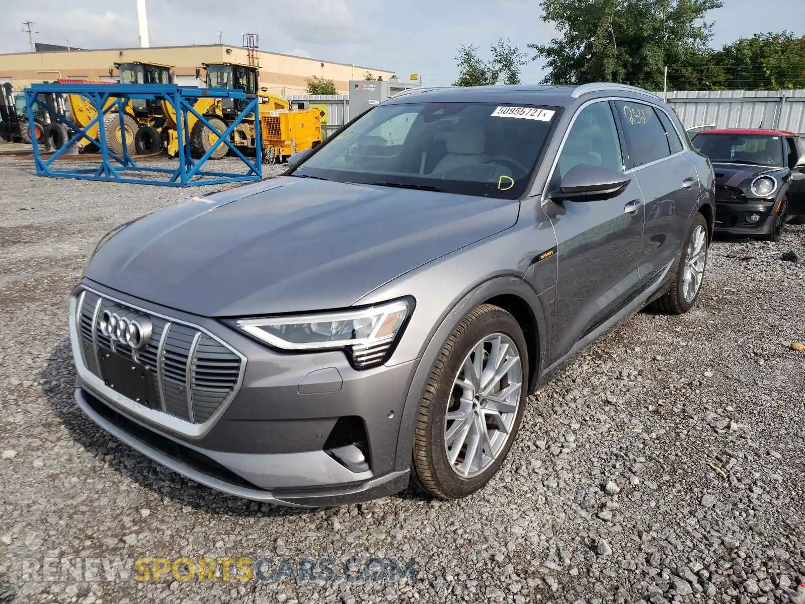 2 Photograph of a damaged car WA1VAAGE8KB014594 AUDI E-TRON 2019