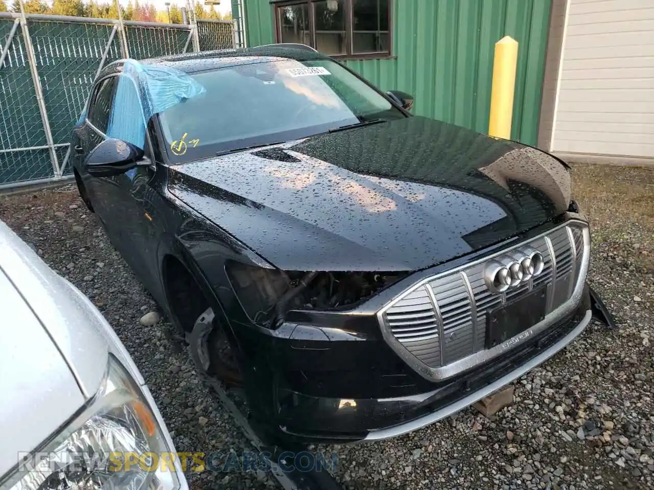 1 Photograph of a damaged car WA1VABGE0KB024820 AUDI E-TRON 2019