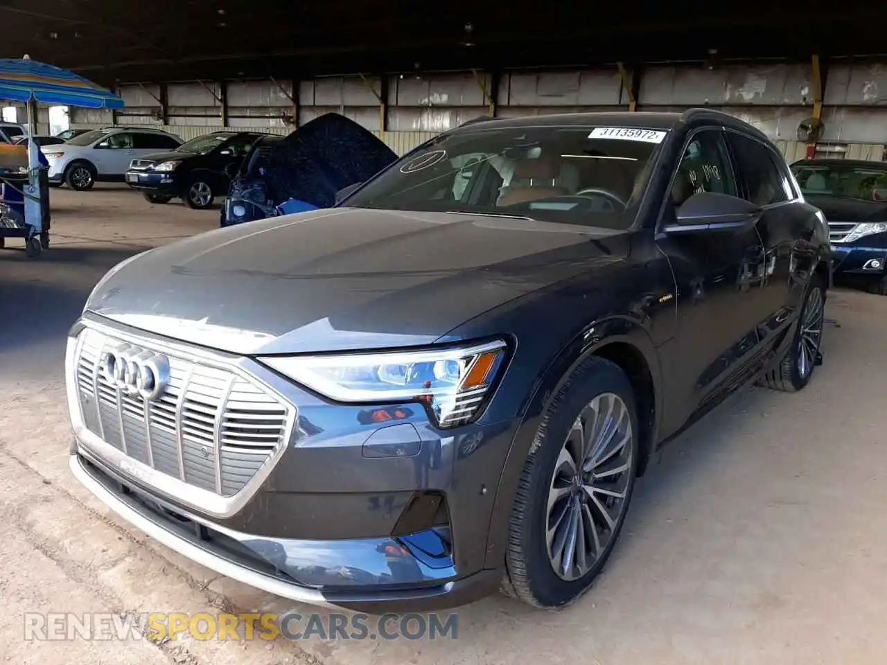 2 Photograph of a damaged car WA1VABGE1KB013261 AUDI E-TRON 2019