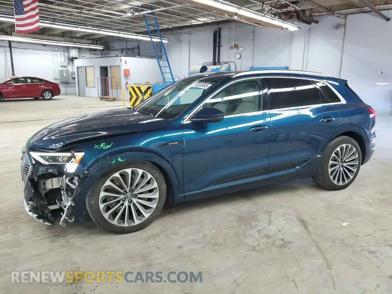 1 Photograph of a damaged car WA1VABGE2KB010143 AUDI E-TRON 2019