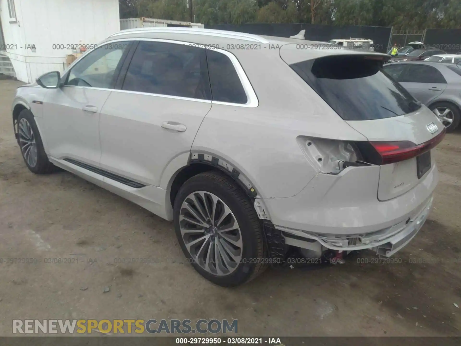 3 Photograph of a damaged car WA1VABGE3KB016906 AUDI E-TRON 2019