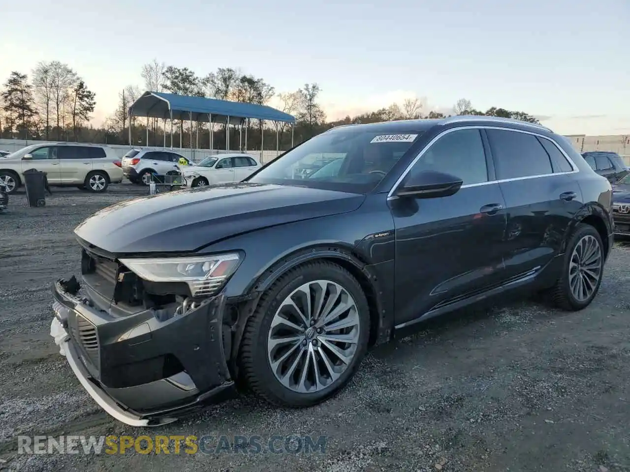 1 Photograph of a damaged car WA1VABGE4KB022164 AUDI E-TRON 2019