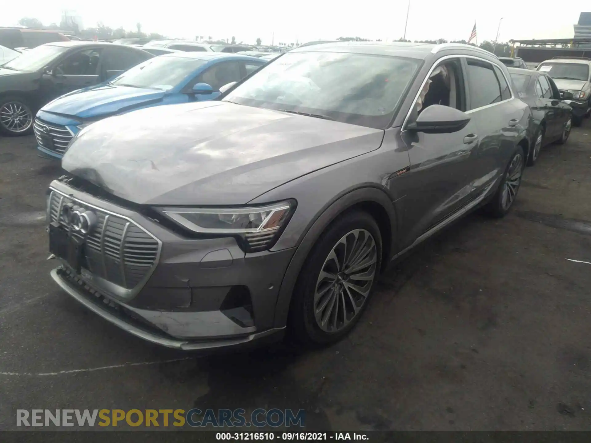 2 Photograph of a damaged car WA1VABGE5KB014865 AUDI E-TRON 2019