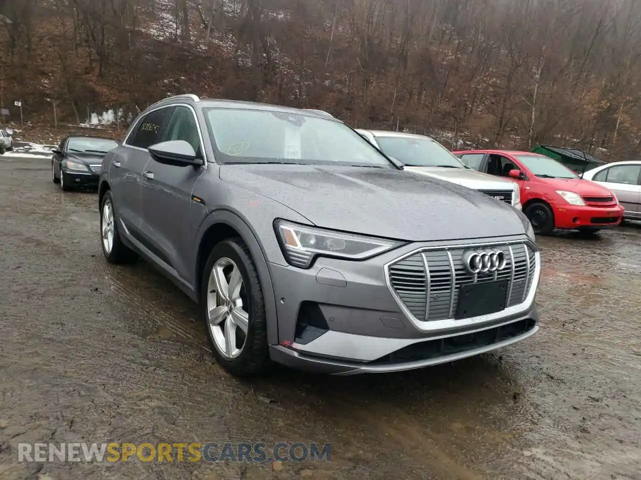1 Photograph of a damaged car WA1VABGE6KB011862 AUDI E-TRON 2019