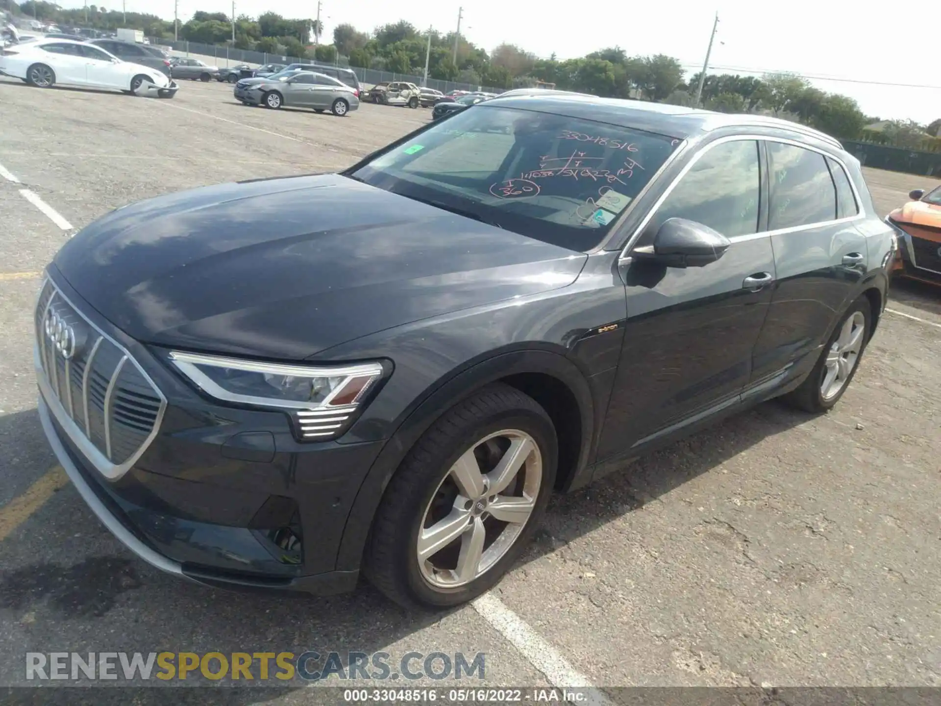 2 Photograph of a damaged car WA1VABGE6KB020934 AUDI E-TRON 2019