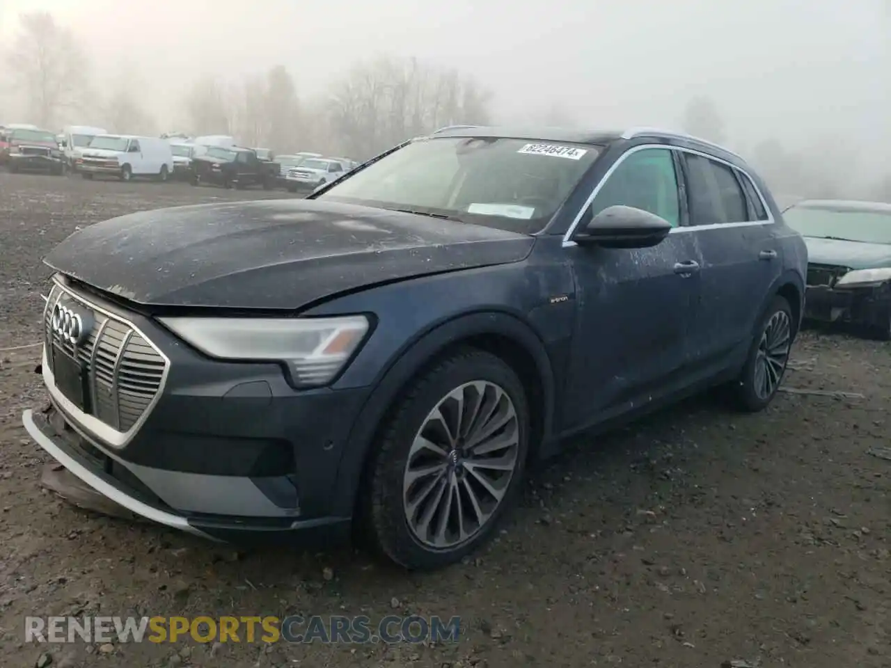 1 Photograph of a damaged car WA1VABGE8KB011104 AUDI E-TRON 2019