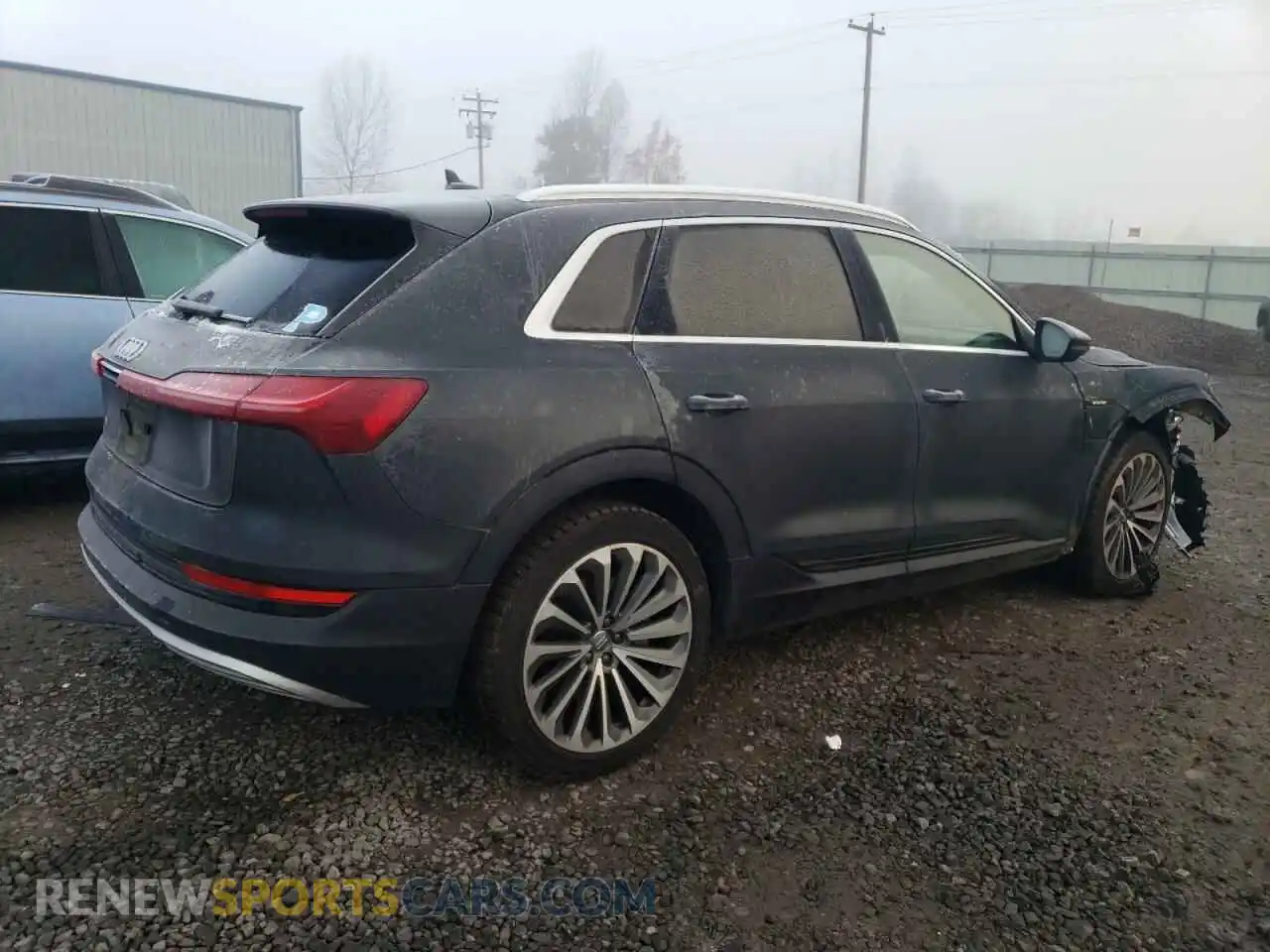 3 Photograph of a damaged car WA1VABGE8KB011104 AUDI E-TRON 2019