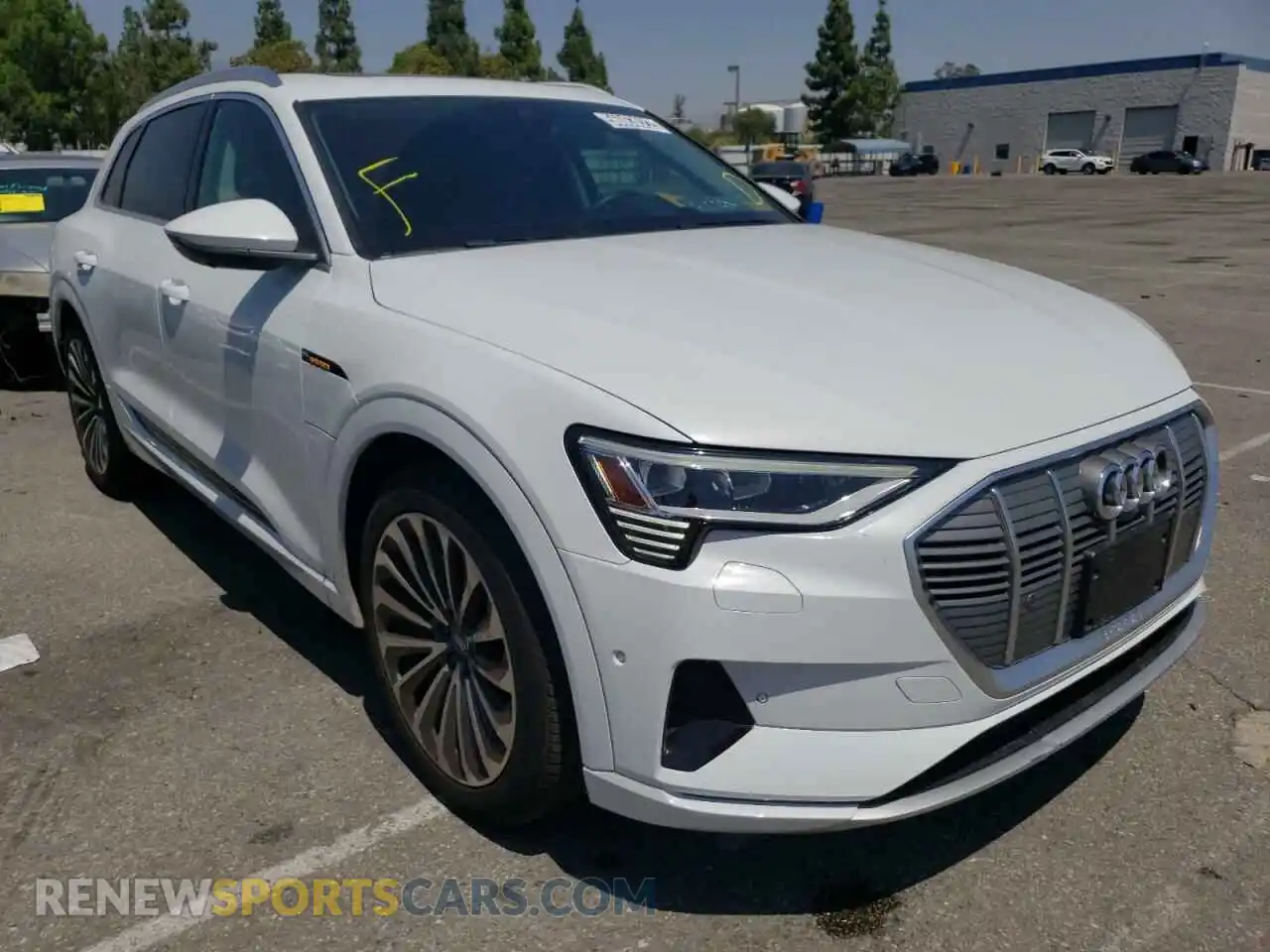 1 Photograph of a damaged car WA1VABGE8KB022944 AUDI E-TRON 2019