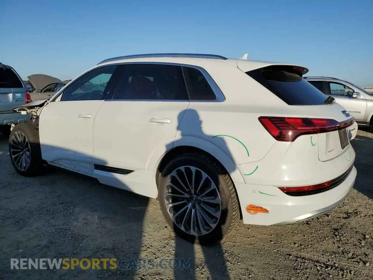 2 Photograph of a damaged car WA1VABGE9KB025139 AUDI E-TRON 2019