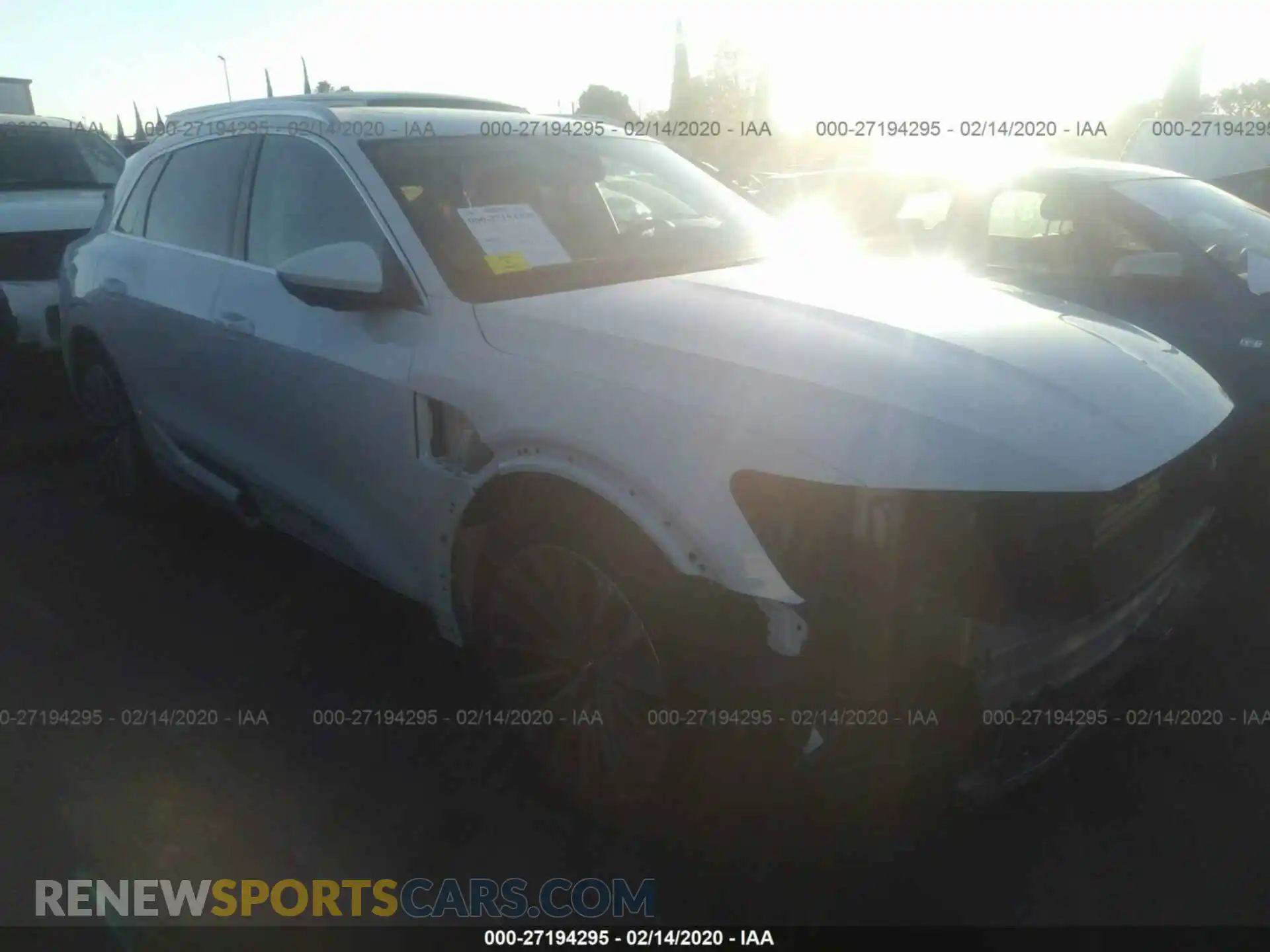 1 Photograph of a damaged car WA1VABGEXKB010424 AUDI E-TRON 2019