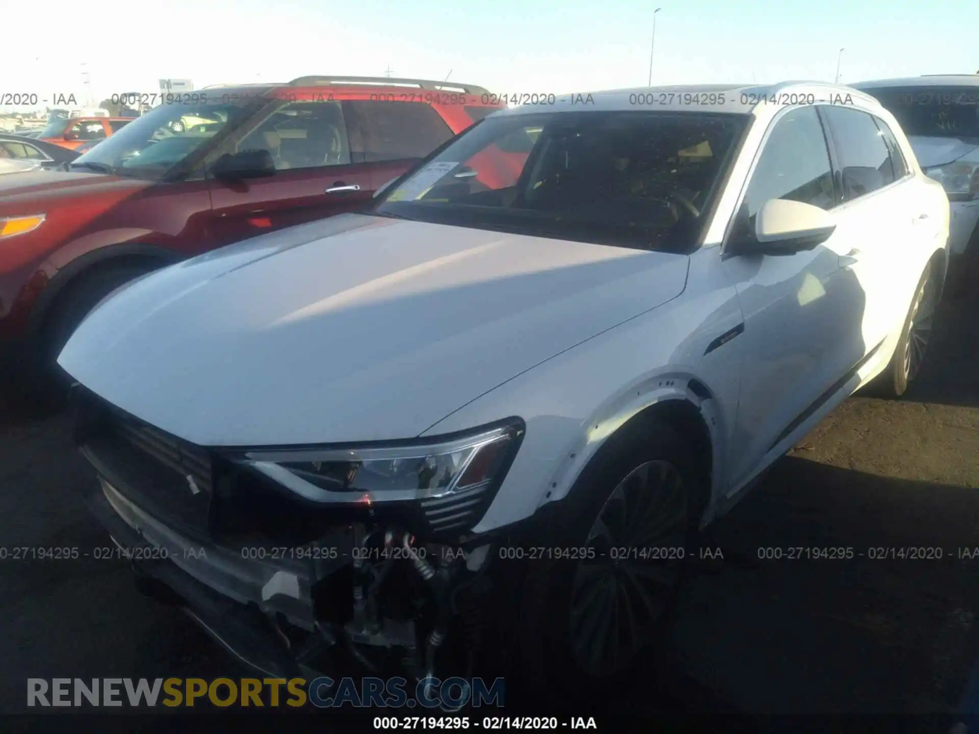 2 Photograph of a damaged car WA1VABGEXKB010424 AUDI E-TRON 2019