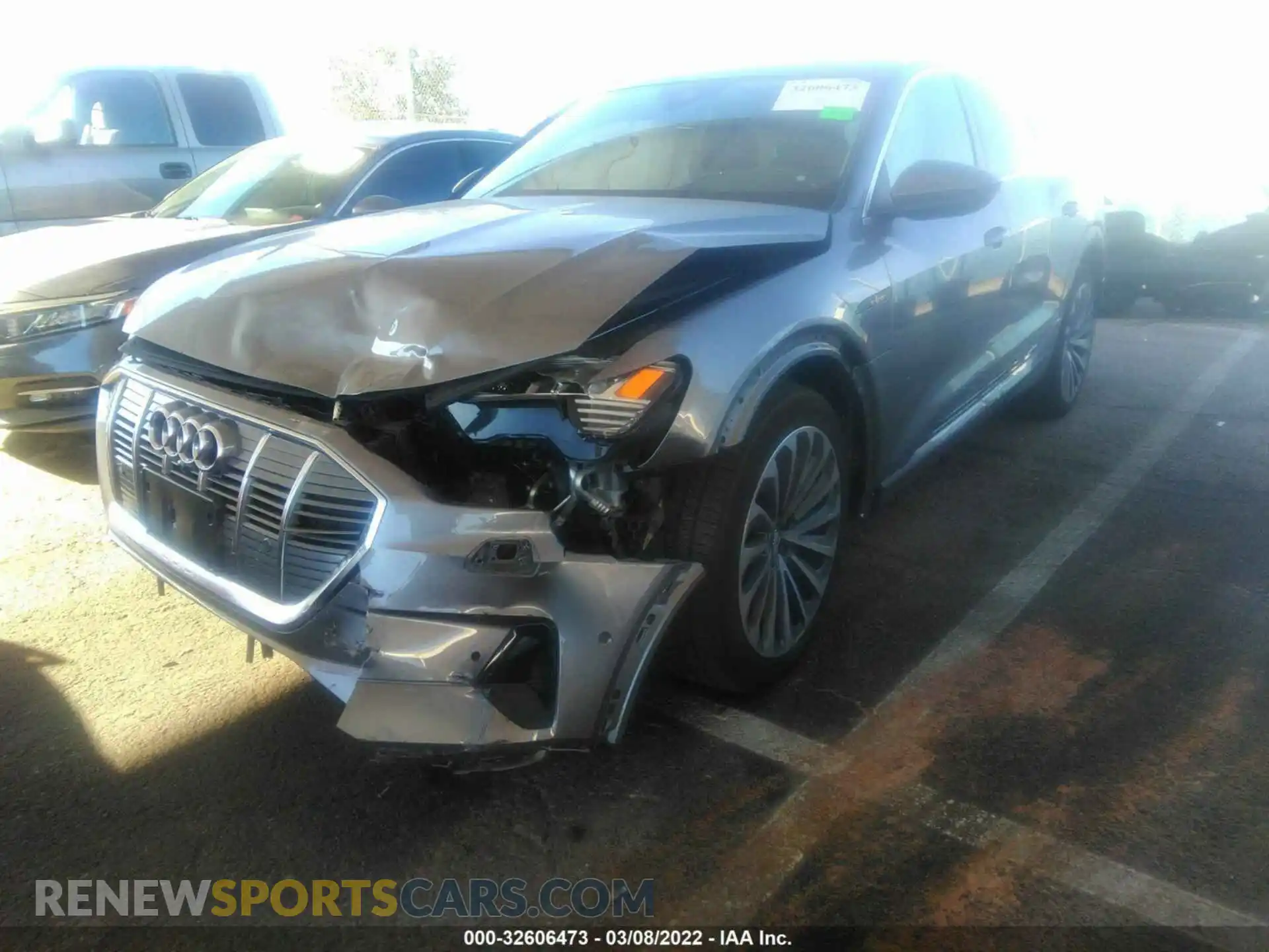 2 Photograph of a damaged car WA1VABGEXKB019222 AUDI E-TRON 2019