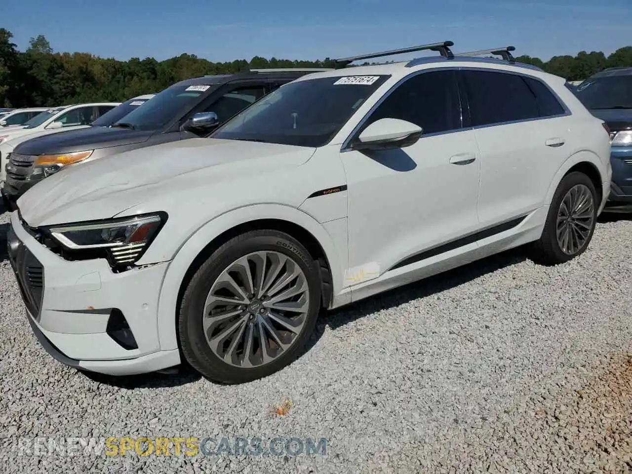 1 Photograph of a damaged car WA1VABGEXKB021715 AUDI E-TRON 2019